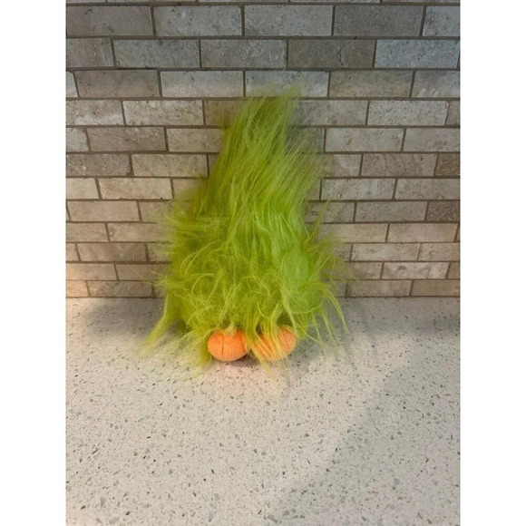 Dreamworks Toy Factory Trolls 2017 Fuzzbert Neon Green Hairy 10" Stuffed Plush - Picture 1 of 2
